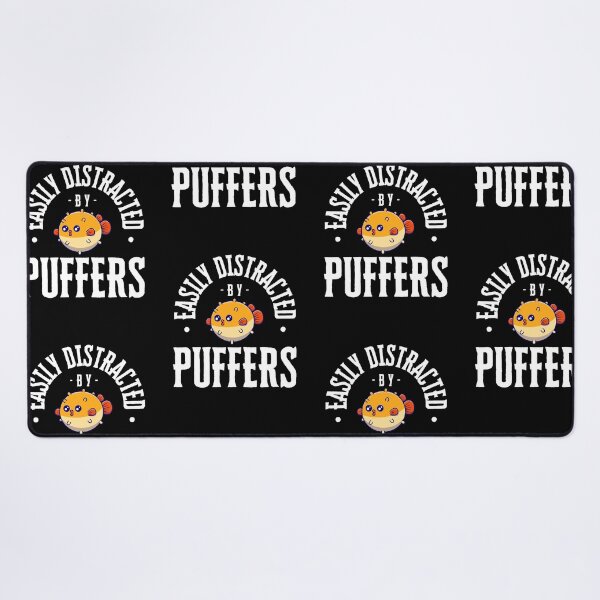 Item preview, Easily Distracted by Puffer Fish Cute Funny designed and sold by mkzmerch.