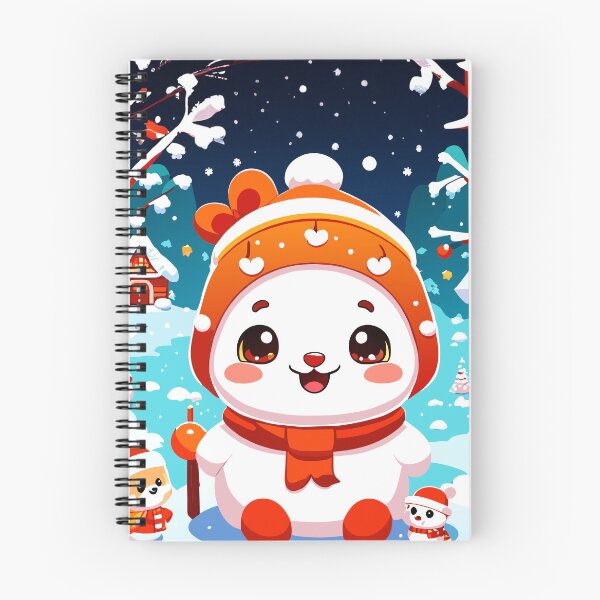 Item preview, Snowy Charmer: Anime Snowman Character  designed and sold by CutesyKoala.