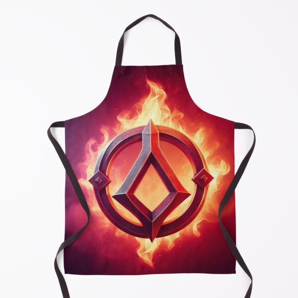 Item preview, Fantasy Viking Fire Elemental Emblem (silvergoldvisionary) designed and sold by SGVisionary.