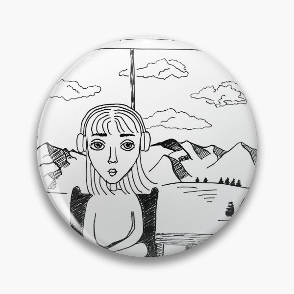 Item preview, Small girl big mountains designed and sold by sophsketched.