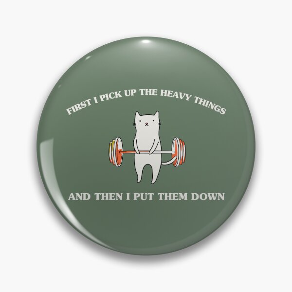 Item preview, Weight Lifting Cat Retro Design designed and sold by MyThirdFavorite.
