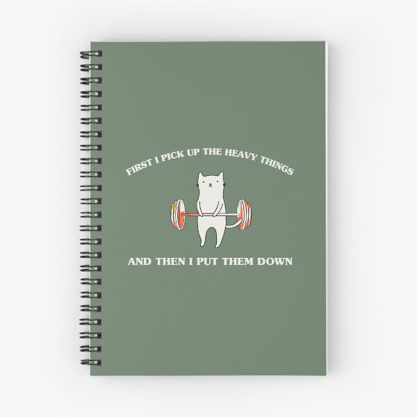 Item preview, Weight Lifting Cat Retro Design designed and sold by MyThirdFavorite.