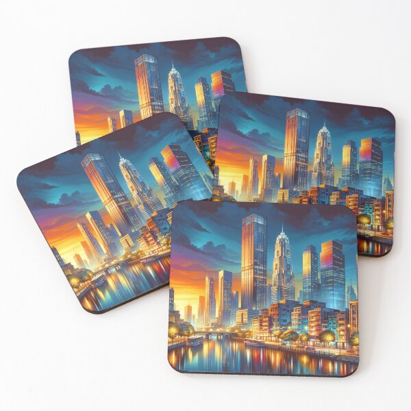Item preview, Twilight Harmony: Urban Splendor designed and sold by BestArtByArvind.