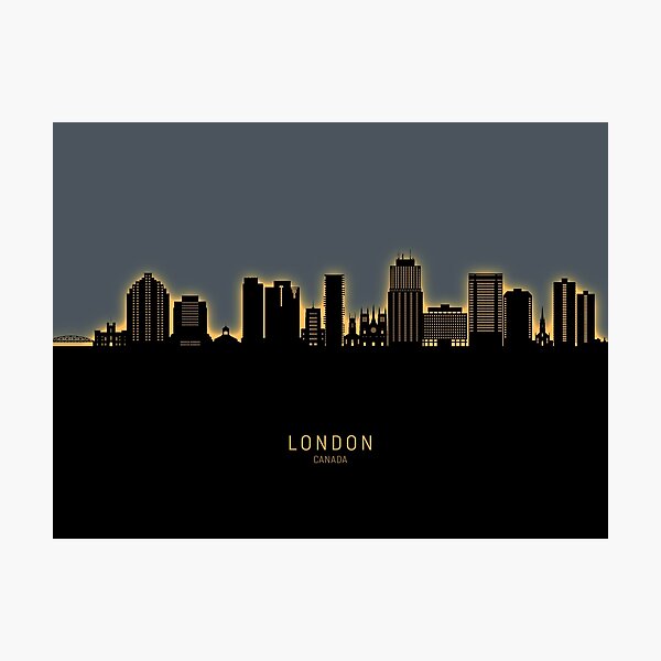Item preview, London Canada Skyline designed and sold by MICHAEL TOMPSETT.