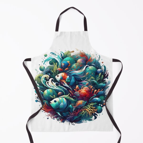 Item preview, Oceanic Wonders - Abstract Aquatic Life designed and sold by Bottron9000.