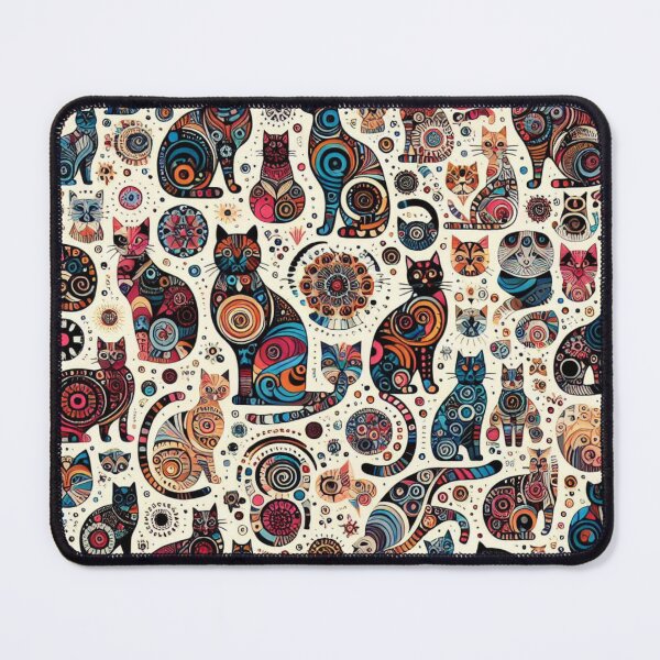 Item preview, Amazing Colorful Mosaic of Cats designed and sold by Tomasz C.