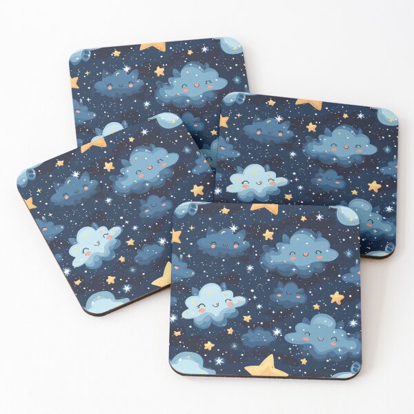 Item preview, Kawaii StyleNight sky pattern designed and sold by Sp3ctrumOfColor.