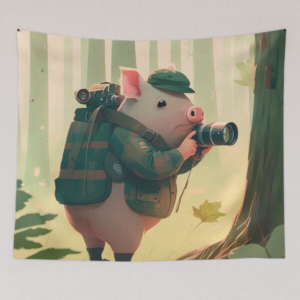 Item preview, Nature Watcher designed and sold by Wallbreaker Pig.