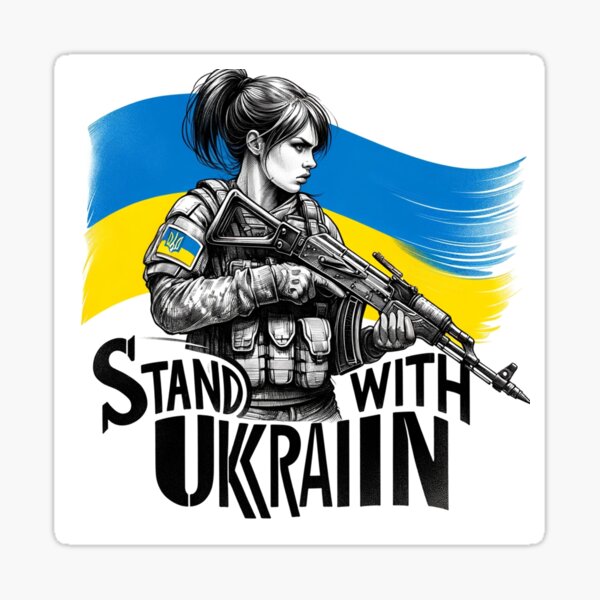 Item preview, Women Ukraine Fighting Freedom designed and sold by szpaku888.