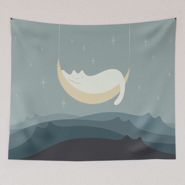 Item preview, Cat Landscape 188 designed and sold by ilovedoodle.