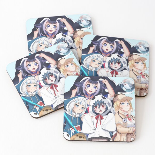 Item preview, Shylily, Gura, Yuko and Ame designed and sold by CaptainArmada.