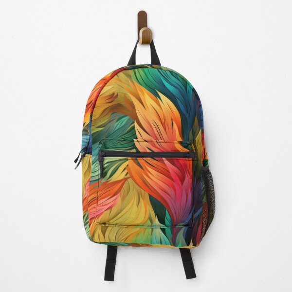 Item preview, Jungle Fenix Pattern Bright Colored Feathers designed and sold by TotallyBlond.
