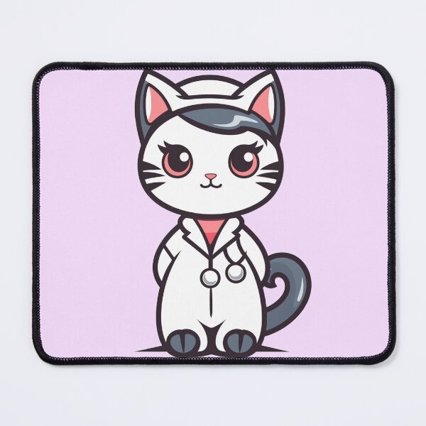 Item preview, Healing Helper: Cute Kitten Cat in Doctor Costume designed and sold by coserkan.