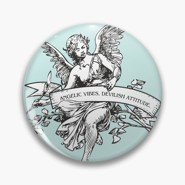 Item preview, Evil Cherub Princesscore Quote Baroque Rococo Angel Devil designed and sold by TheLocoShop.