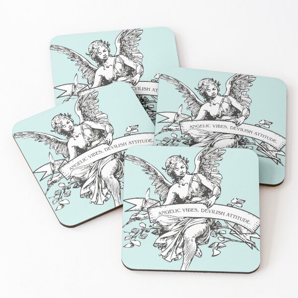 Item preview, Evil Cherub Princesscore Quote Baroque Rococo Angel Devil designed and sold by TheLocoShop.
