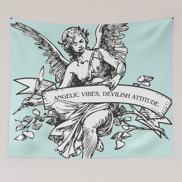 Item preview, Evil Cherub Princesscore Quote Baroque Rococo Angel Devil designed and sold by TheLocoShop.
