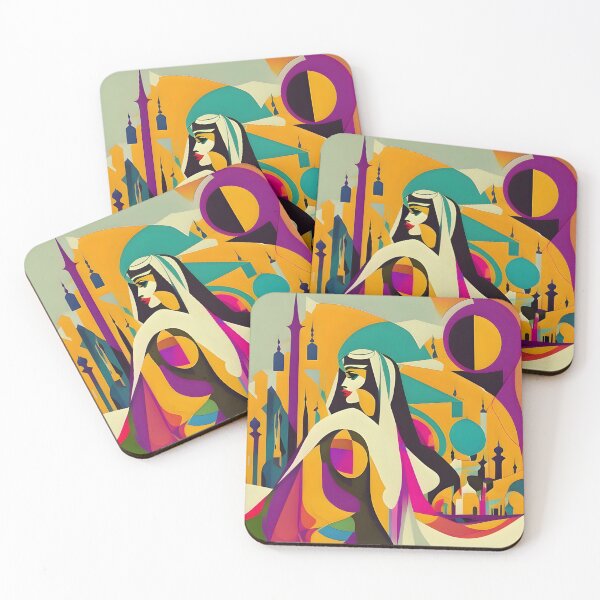 Item preview, Artistic Harmony: Abstract Expression of Islamic and Arab Identity :from EgyApe Artists designed and sold by egyape ⭐⭐⭐⭐⭐.
