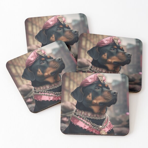 Item preview,  Rottie in Pink designed and sold by Nocturne  Paws.