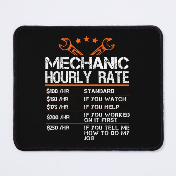 Item preview, Auto Repairman Mechanic Hourly Rate Car designed and sold by rewingjadeArt.