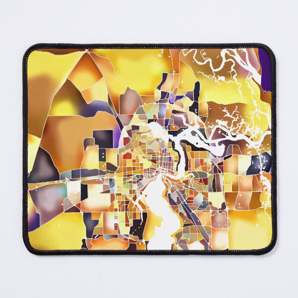 Item preview, Jacksonville Florida City Map - Golden Yellow designed and sold by StylishStacks.
