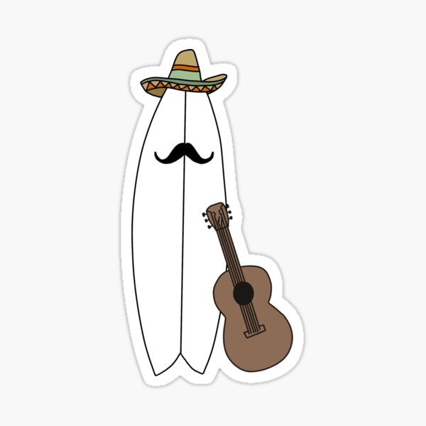 Item preview, Surfboard playing guitar designed and sold by Chickitaz.