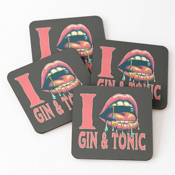 Item preview, I LOVE GIN & TONIC designed and sold by Retro-Rebellion.