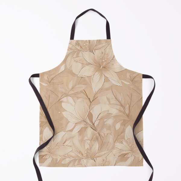Item preview, Sepia Serenity - Floral Elegance Pattern designed and sold by MiamiMiker.