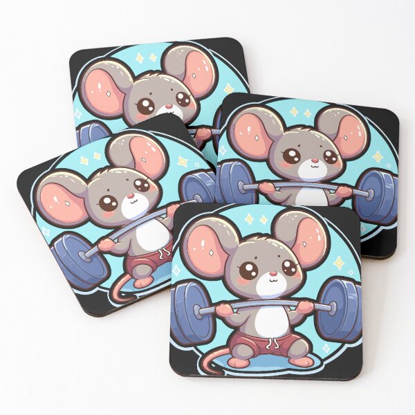 Item preview, Cheese and Gains: Cute Cartoon Lift-off designed and sold by Suuriel.