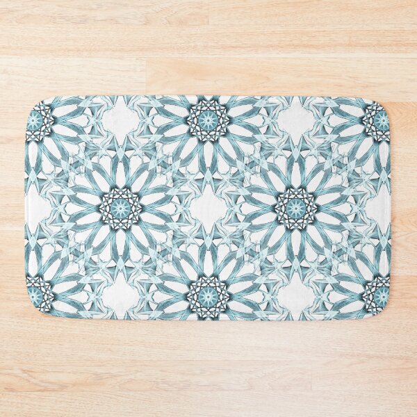Item preview, Blue mandala seamless pattern designed and sold by iRenza.