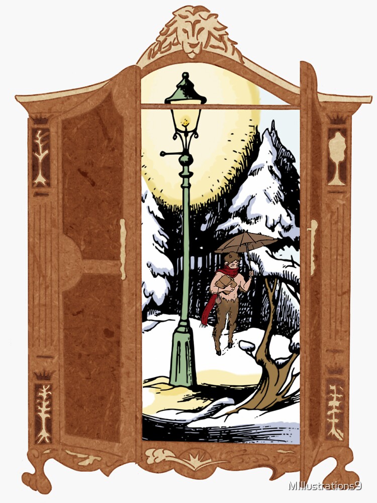 Narnia wardrobe Sticker