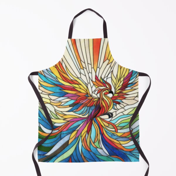 Item preview, Phoenix Rising - colorful mosaic art designed and sold by k9printart.