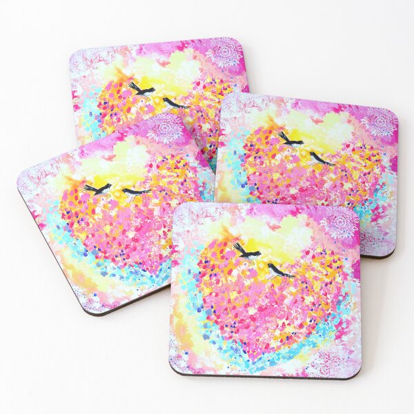 Item preview, Heart with Wagtails designed and sold by CateJacobs.