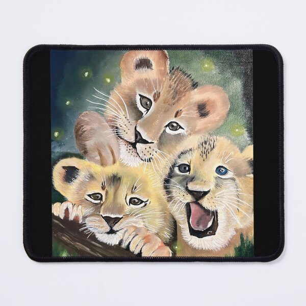 Item preview, Three little lions designed and sold by Marcia  Shiono.