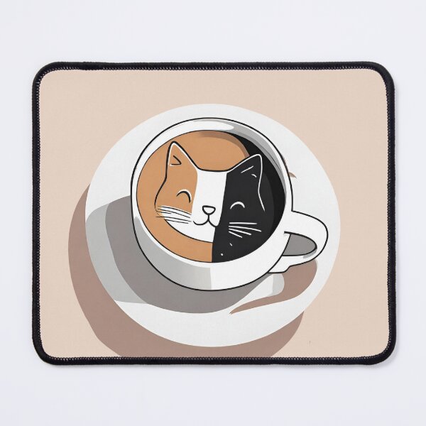 Item preview, Catpuccino doodle art  designed and sold by Boru-Atisuto.