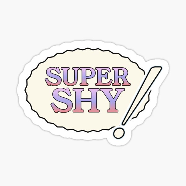 New Jeans Super Shy Heart | Sticker