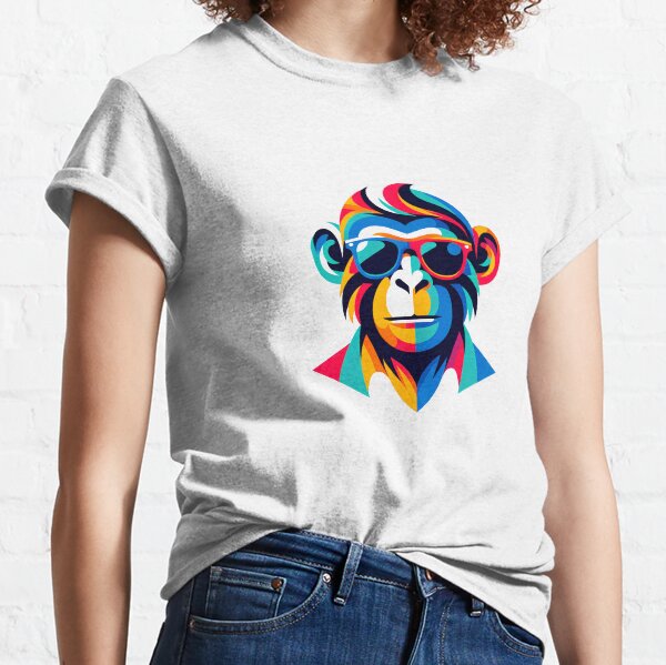 Item preview, Monkey With Sunglasses Colorful  designed and sold by LoviDesign.