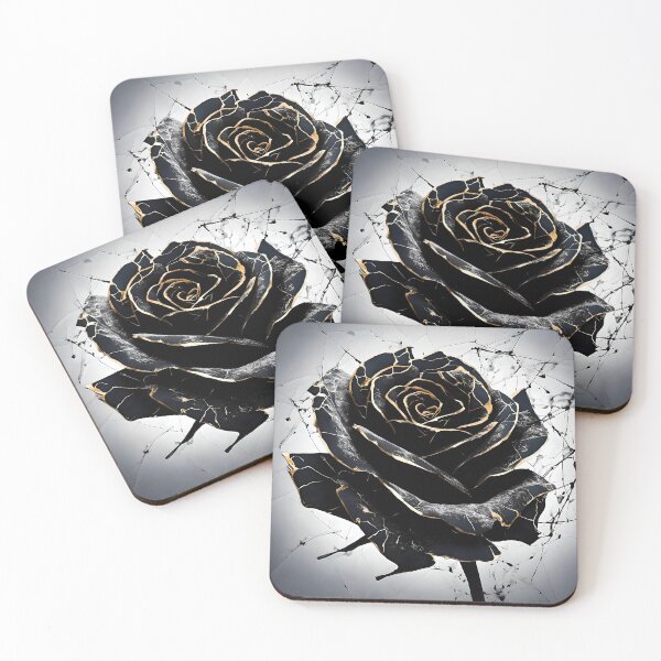 Item preview, Black Rose: Kintsugi designed and sold by Zenvo.