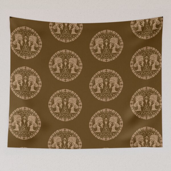 Item preview, The Twins' Tangled Whispers: A Cuneiform Gemini Alternate Version designed and sold by SorryFrog.