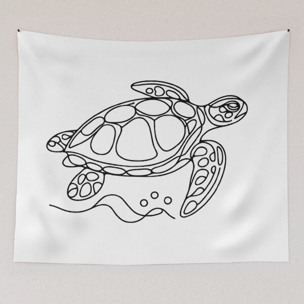 Item preview, Line Art: Turtle designed and sold by CreativeSparkzz.