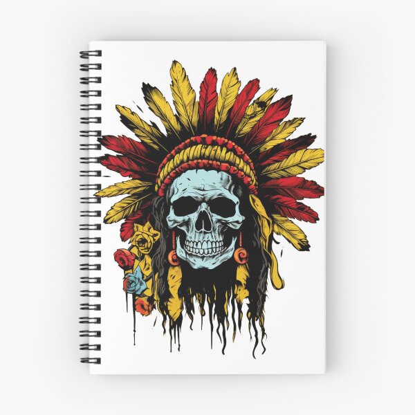 Item preview, Colorful Native American Chief designed and sold by LucyArtDesign.