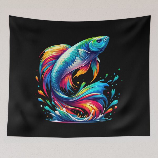 Item preview, Colorful Fish designed and sold by LoviDesign.