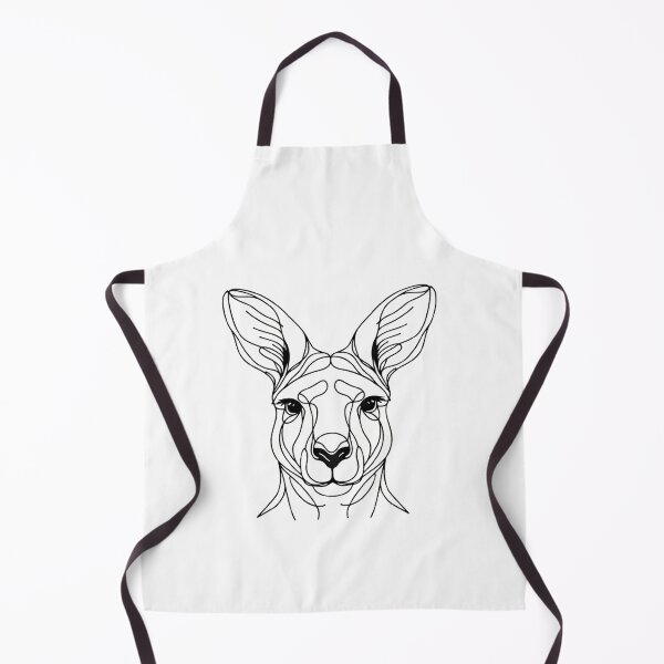 Item preview, Arte lineal: canguro designed and sold by CreativeSparkzz.