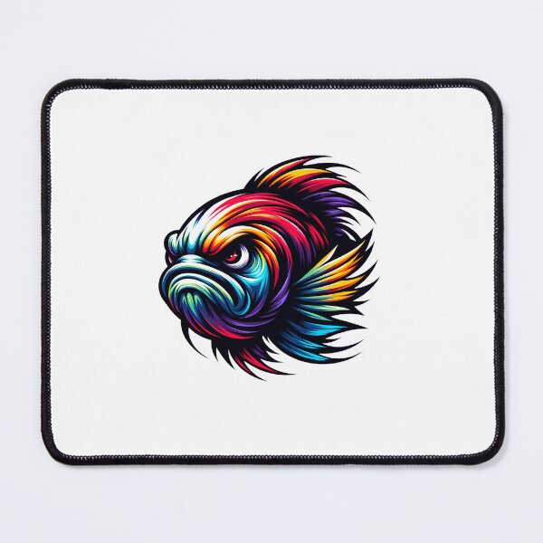 Item preview, Angry Colorful Fish designed and sold by LoviDesign.