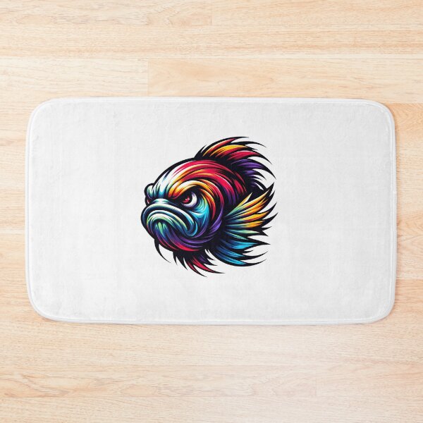 Item preview, Angry Colorful Fish designed and sold by LoviDesign.