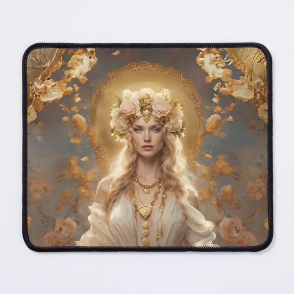 Item preview, Demeter the goddess Greek mythology myth art drawing design designed and sold by TheLocoShop.