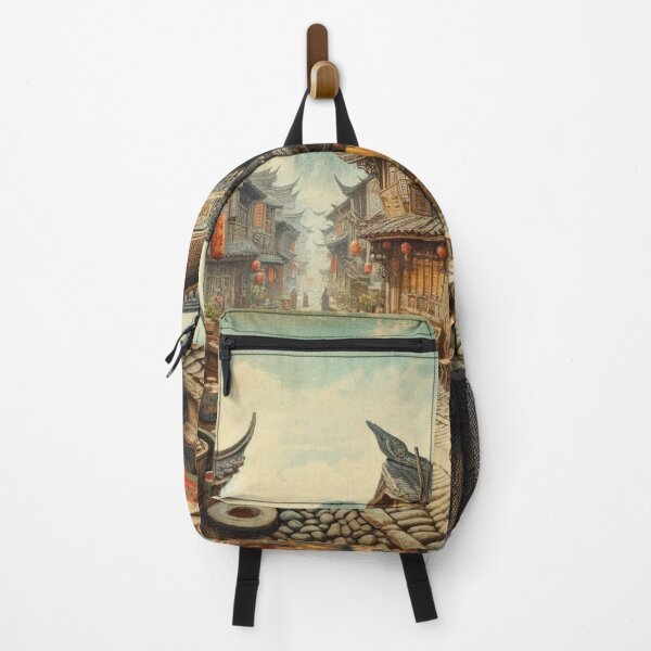 Item preview, Chinese Street Rustic Artwork designed and sold by ArtfulMiller.