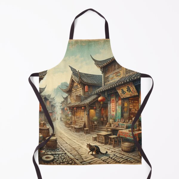 Item preview, Chinese Street Rustic Artwork designed and sold by ArtfulMiller.