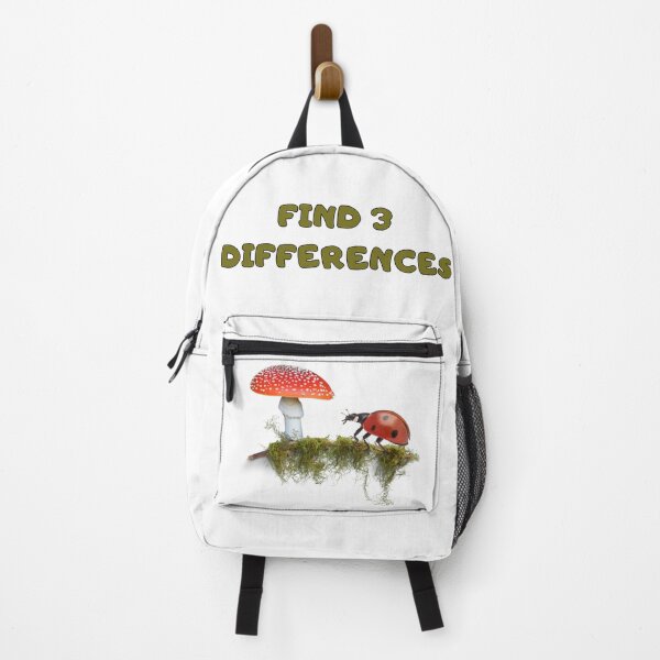 Item preview, Find 3 Differences Fly Agaric Mushroom and a Ladybird Funny Essential T-shirt designed and sold by MAGness.