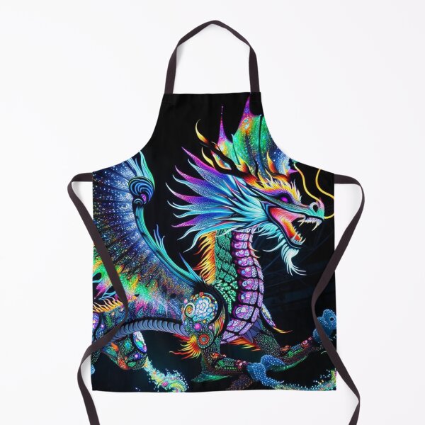Item preview, Luminous Flight: Bioluminescent Neon Dragon designed and sold by floraldesigns-v.