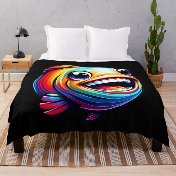 Item preview, Happy Colorful Fish designed and sold by LoviDesign.
